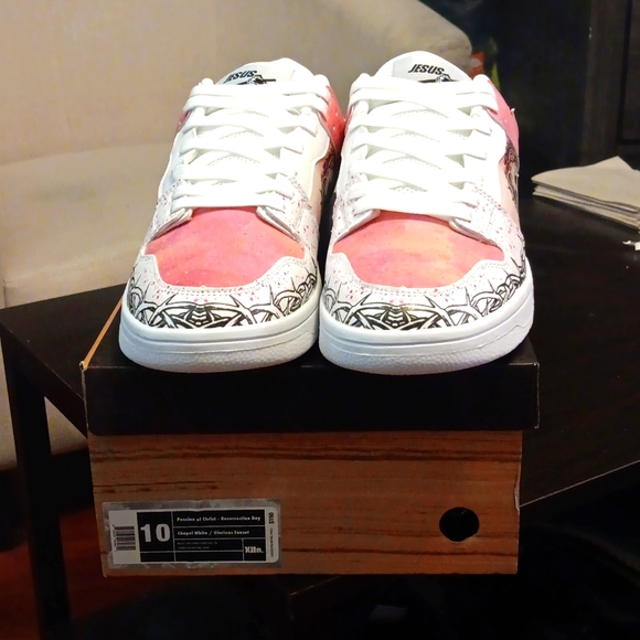 KITO WARES PASSION OF CHRIST DUNKS 'RESURRECTION DAY' NEW W/ BOX SZ 10 W SZ 11.5 - Picture 3 of 7